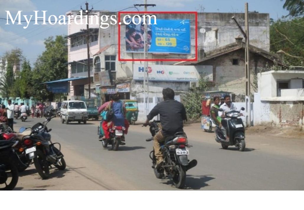 OOH Unipole Agency in India, Hoardings Advertising in Bazzar Road in Kalol, Billboard Agency in Kalol,